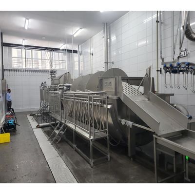 1500BPH ligne d'abattage de poulet SUS 304 machine de dressage de volaille certifiée CE